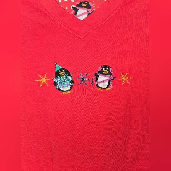 St. Eve Women's M Penguin Nightgown - Picture 2 of 13